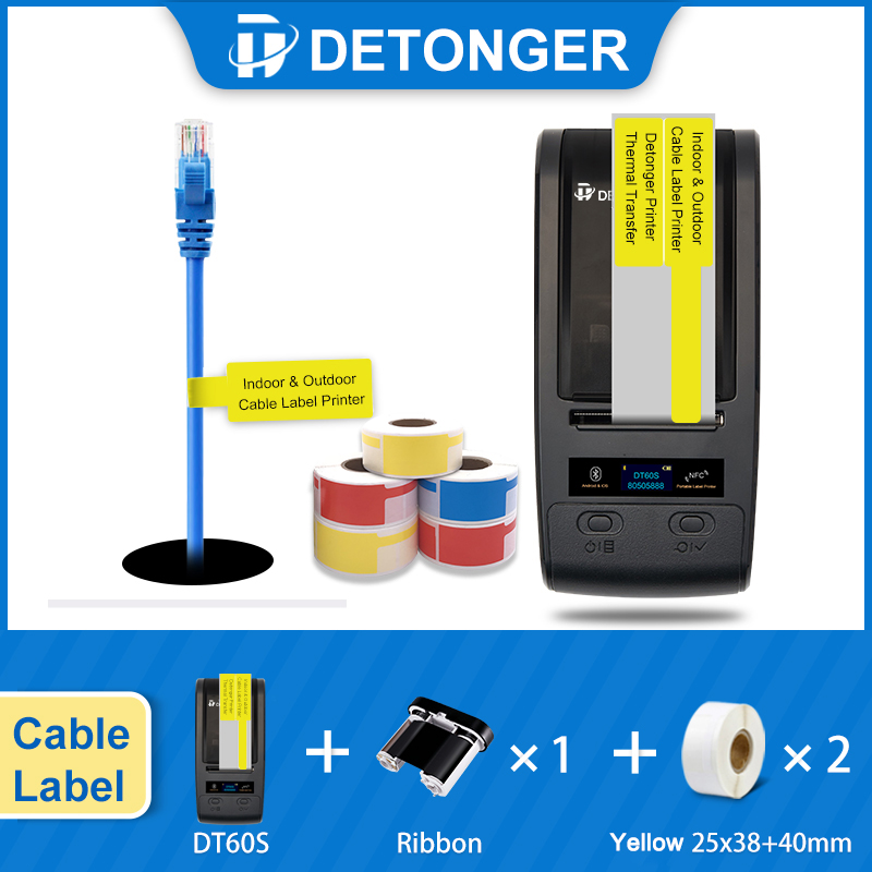 DETONGER DT60S Portable Therma - Commercial Ribbon Printing Machine 评论和价格