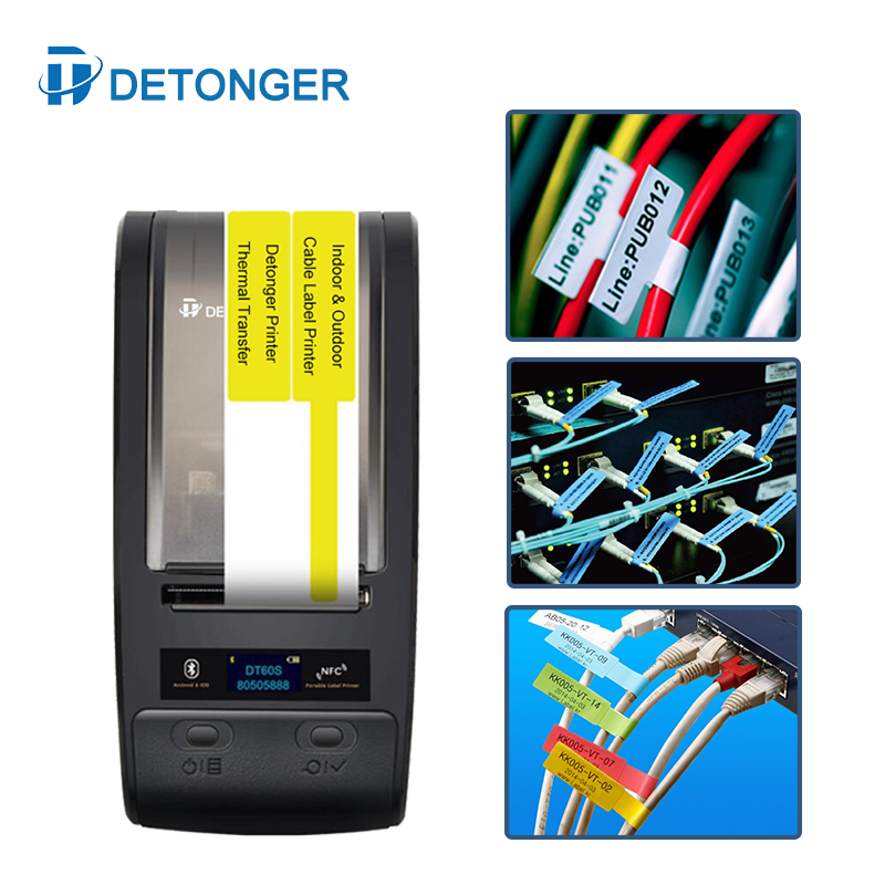 DETONGER DT60S Portable Therma - Commercial Ribbon Printing Machine 评论和价格